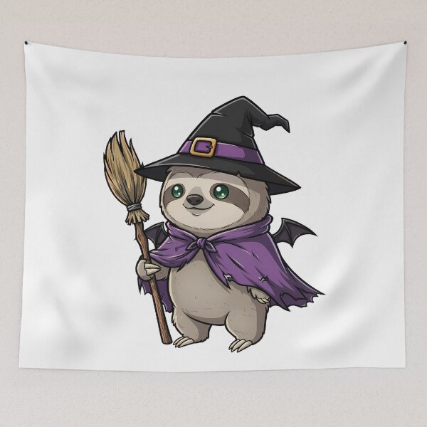 Item preview, Cute Witch Sloth Magic designed and sold by k3rstman1.