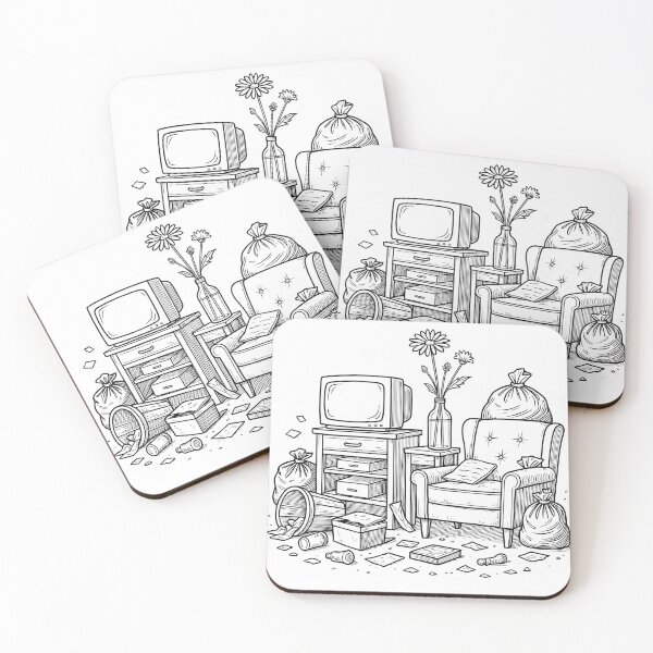 Item preview, illustrate themes of waste or clearance designed and sold by Ariadna de Raadt.