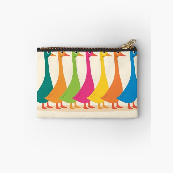 Item preview, Minimalist abstract Geese multi coloured art designed and sold by Boho Art by Rebecca.