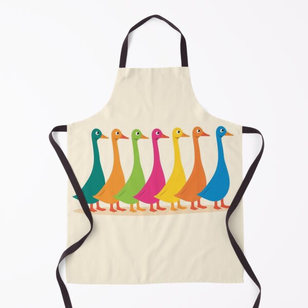 Item preview, Minimalist abstract Geese multi coloured art designed and sold by Boho Art by Rebecca.