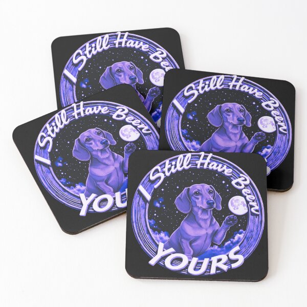 Item preview, Dachshund Under Moonlight With Loving Quote designed and sold by e-camelleone.
