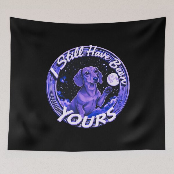 Item preview, Dachshund Under Moonlight With Loving Quote designed and sold by e-camelleone.