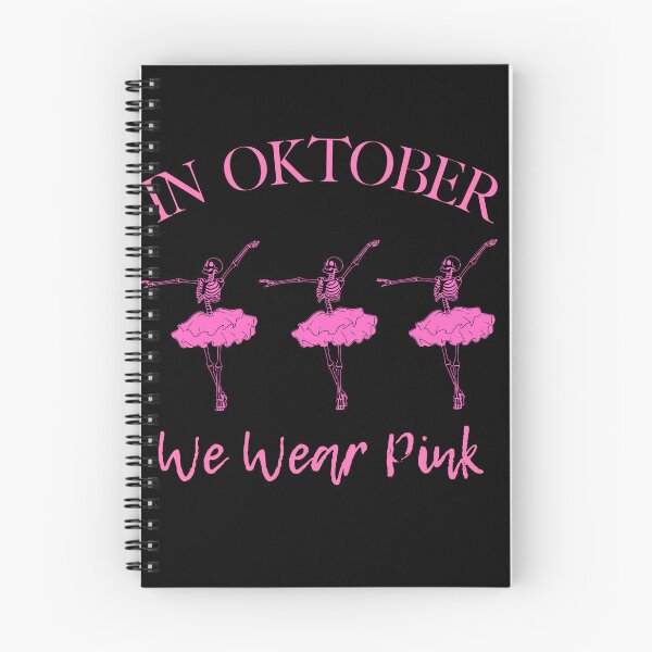 Item preview,  Halloween Dancing Skeleotn,  Pink skeleton, pink ballerinas,  in oktober we wear pink,  pink halloween skeleton costume ,  designed and sold by KolorellaS.