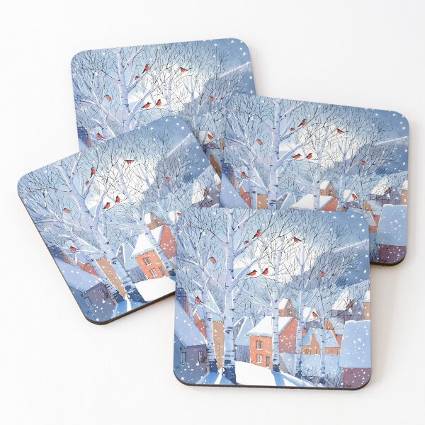 Item preview, winter postcard, nature and village designed and sold by Ariadna de Raadt.