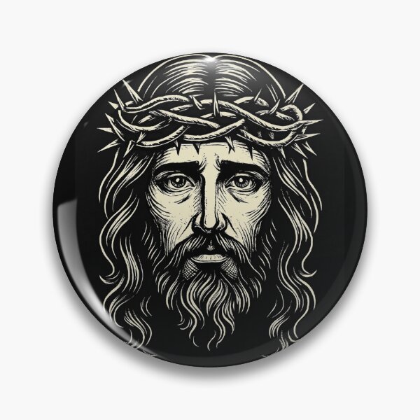Item preview, Holy Face of Jesus in Monochrome designed and sold by capefox.