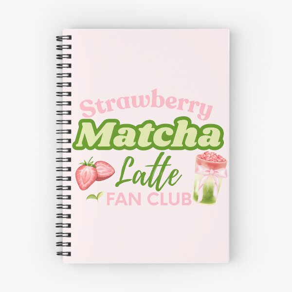 Item preview, strawberry matcha latte fan club designed and sold by Colorful-Inspo.