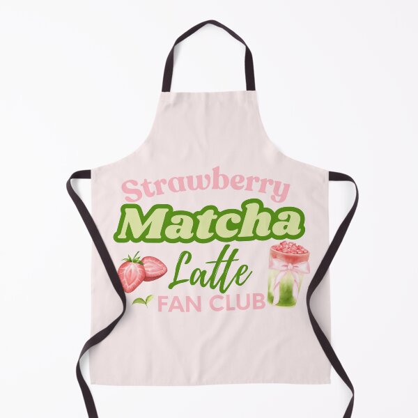 Item preview, strawberry matcha latte fan club designed and sold by Colorful-Inspo.