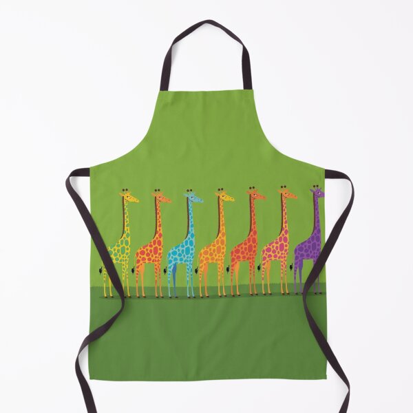 Item preview, Minimalist abstract Giraffes multi coloured art designed and sold by Boho Art by Rebecca.
