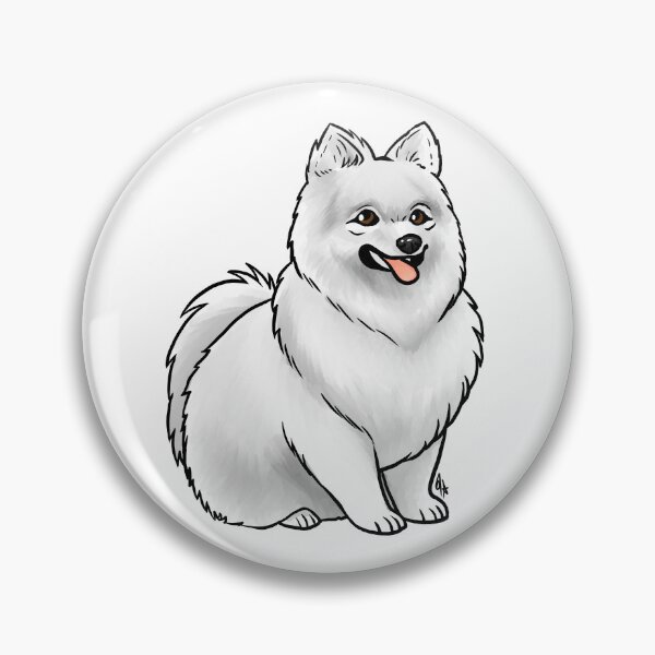 Item preview, Dog - German Spitz - White designed and sold by Jennifer Stolzer.