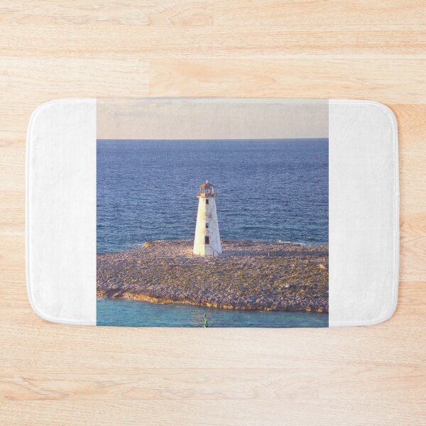 Item preview, The Lighthouse In Nassau Harbour Vertical designed and sold by LisaWootenPhoto.