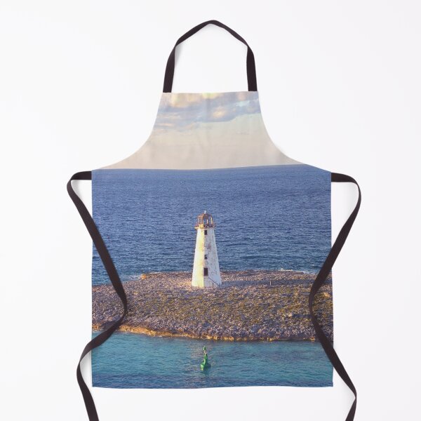 Item preview, The Lighthouse In Nassau Harbour Vertical designed and sold by LisaWootenPhoto.