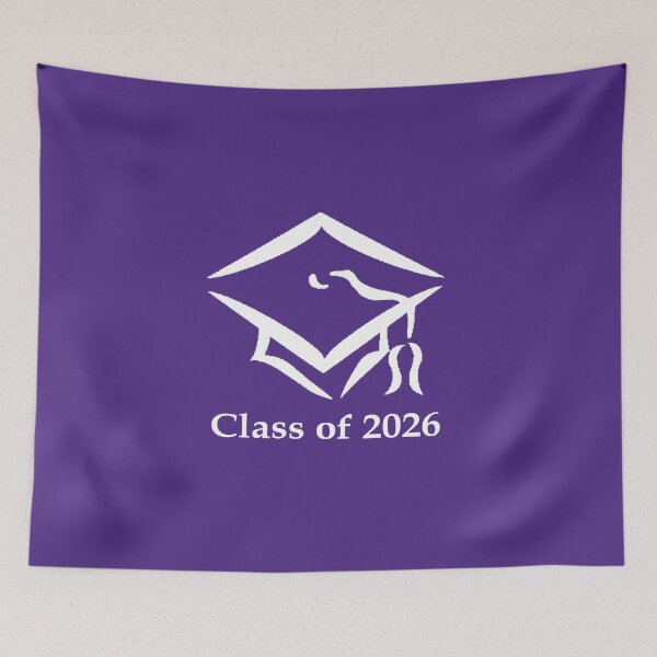 Item preview, Class of 2026 Purple and White designed and sold by ZaryaParx.