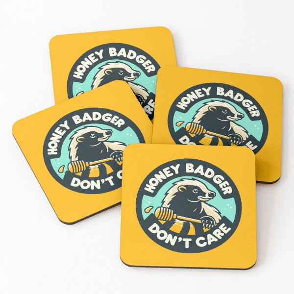 Item preview, Honey Badger Don't Care designed and sold by ArtFactoryAI.