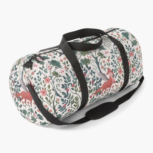 Item preview, Light watercolor enchanted fox garden botanical on cream designed and sold by adenaJ.