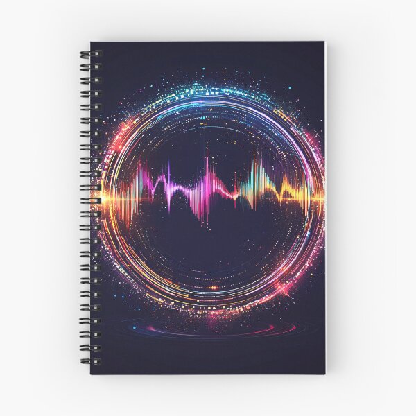Item preview, audio equalizer with radiating sound waves designed and sold by Ariadna de Raadt.