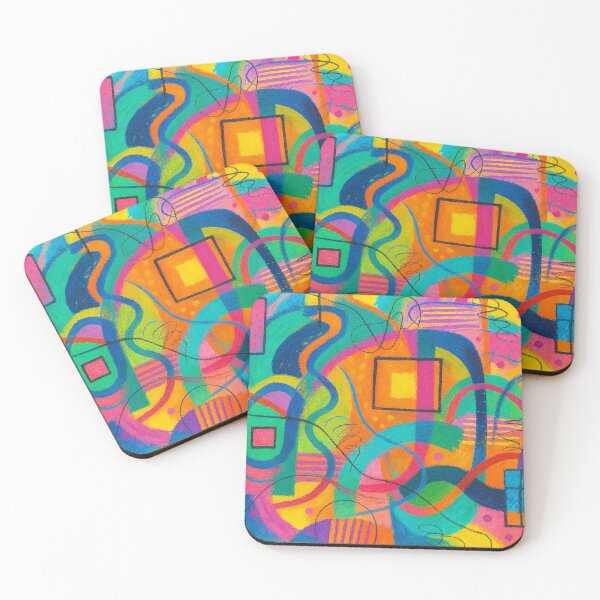 Item preview, Colourful frenzy meets play of shapes designed and sold by Sigtrix.