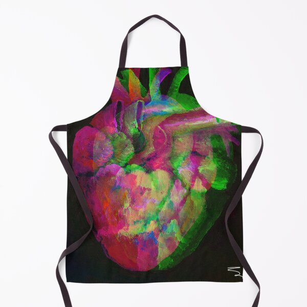 Item preview, Neon Anatomical Heart – Psychedelic Surreal Artwork designed and sold by Ira In Space Design.
