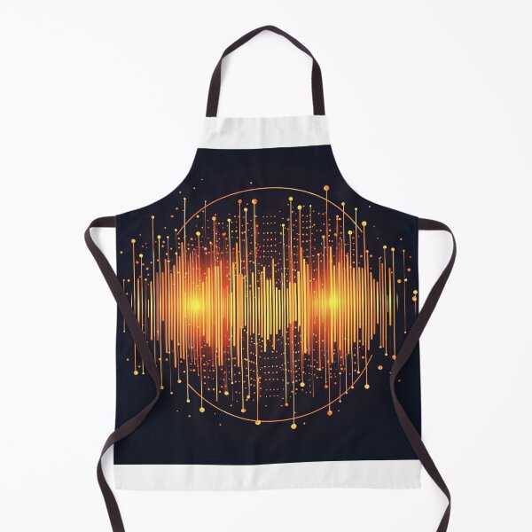 Item preview, audio equalizer with radiating sound waves designed and sold by Ariadna de Raadt.
