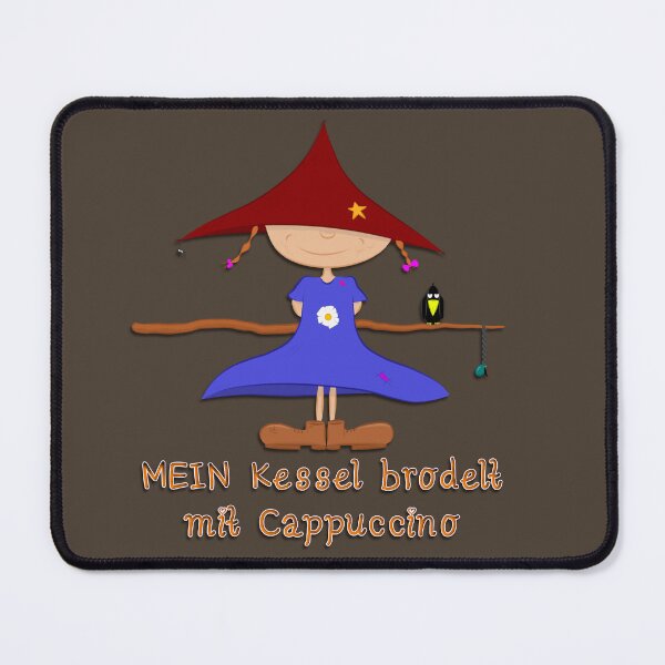 Item preview, MY kettle is bubbling with cappuccino designed and sold by KD das Lama.