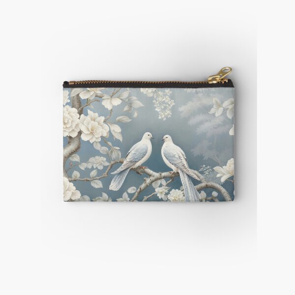 Item preview, Two White Doves on a Blossom Tree Branch  in Pastel Tones designed and sold by Markospolo.