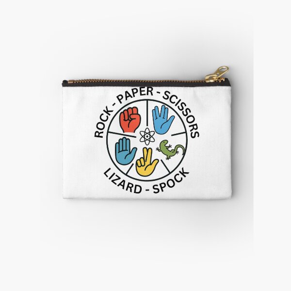 Item preview, Rock Paper Scissors Lizard Spock – Big Bang Theory Design designed and sold by ArtCulturalist.