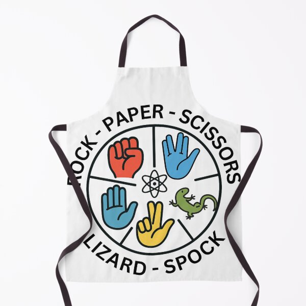 Item preview, Rock Paper Scissors Lizard Spock – Big Bang Theory Design designed and sold by ArtCulturalist.