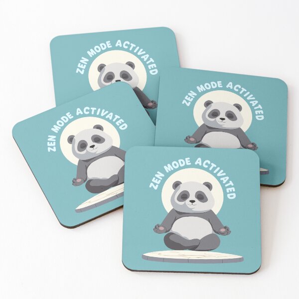 Item preview, Zen Panda – Quirky Meditation Graphic Design designed and sold by Ritesh Digify Store.