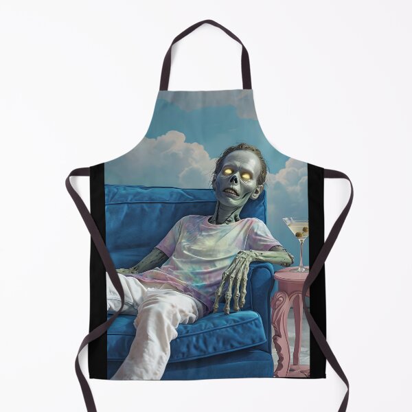 Item preview, Zombie Lying On Velvet Couch - Relaxed Undead designed and sold by NightTimeJ.