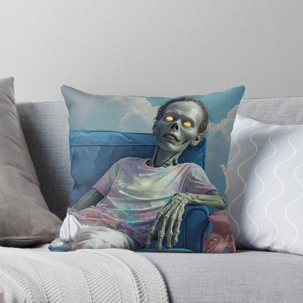 Item preview, Zombie Lying On Velvet Couch  - Relaxed Undead designed and sold by NightTimeJ.