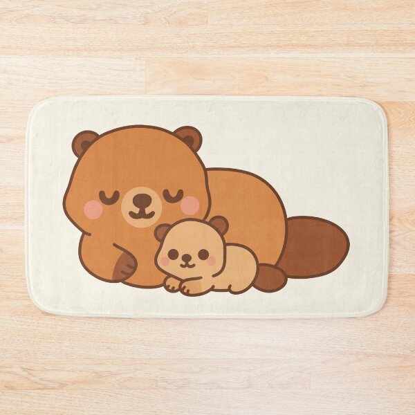 Item preview, Beaver mother and baby designed and sold by CheylaDesigns.