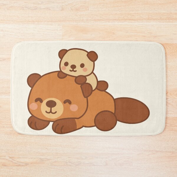 Item preview, Beaver mother and baby designed and sold by CheylaDesigns.