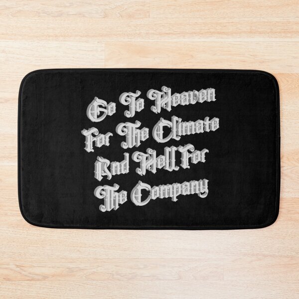 Item preview, "Go to Heaven for the Climate, Hell for the Company" – Gothic Twain Quote Design designed and sold by simpledarkwavewisdom.
