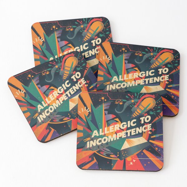 Item preview, Allergic To Incompetence designed and sold by AlinaSCorner.