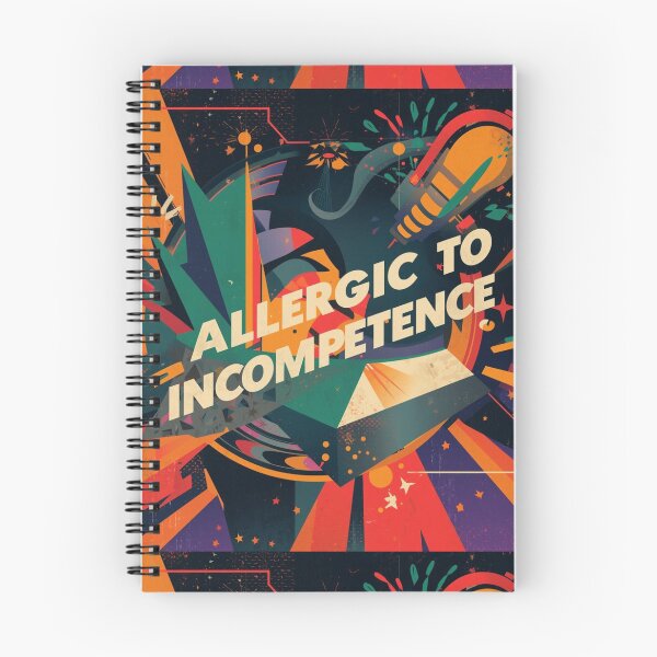 Item preview, Allergic To Incompetence designed and sold by AlinaSCorner.