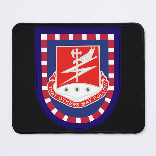 Item preview, Army - Flash w 127th Airborne Engineer Bn DUI wo Txt designed and sold by Military Insignia Products.