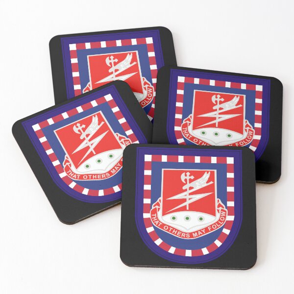 Item preview, Army - Flash w 127th Airborne Engineer Bn DUI wo Txt designed and sold by Military Insignia Products.
