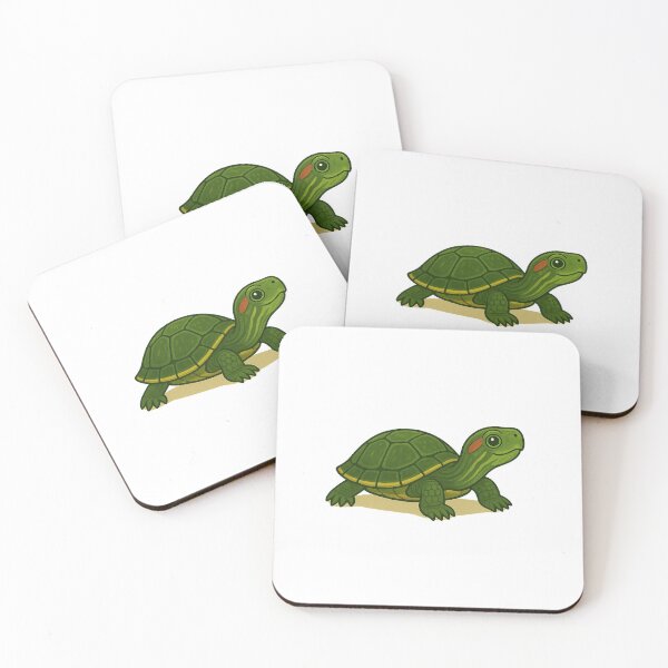 Item preview, red eared turtle  designed and sold by sweetpeascoots.