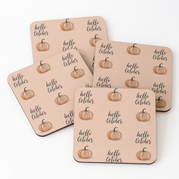 Item preview, Hello October Pumpkin – Neutral Boho Autumn Print designed and sold by Siaza. K.