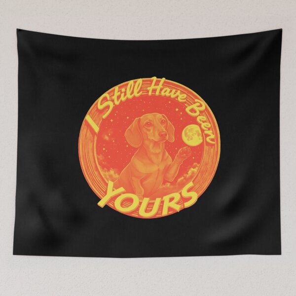 Item preview, Dachshund Under Moonlight With Loving Quote designed and sold by e-camelleone.