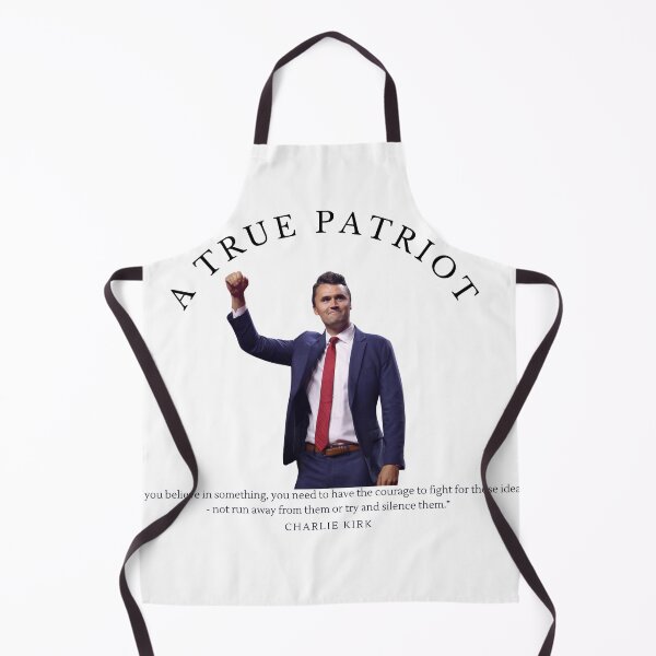 Item preview, Charlie Kirk True Patriot Quote - Conservative Courage Political Design designed and sold by ProudStripes.