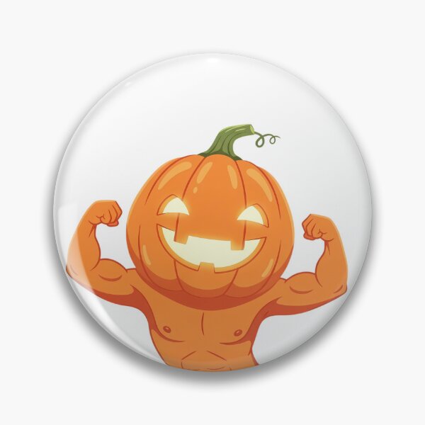 Item preview, Happy Pumpkin Character Vector – Funny Halloween Cartoon Sticker designed and sold by Authentic-Merch.