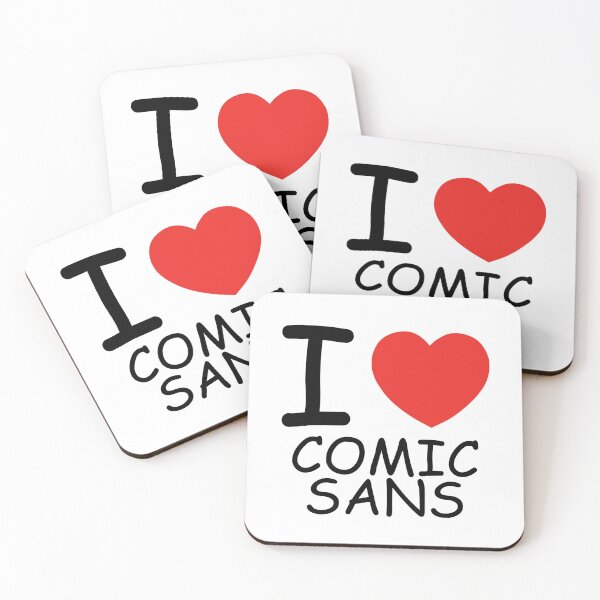 Item preview, I <3 Comic Sans designed and sold by PancakeAri.