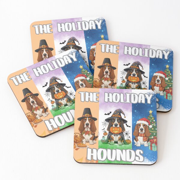 Item preview, Halloween Basset Hound, Holiday, Christmas, Halloween, Thanksgiving, Art, Dogs designed and sold by loccotown168.