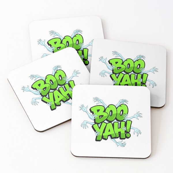 Item preview, Boo Yah Typography – Cartoon Ghost Arms Halloween design designed and sold by Authentic-Merch.