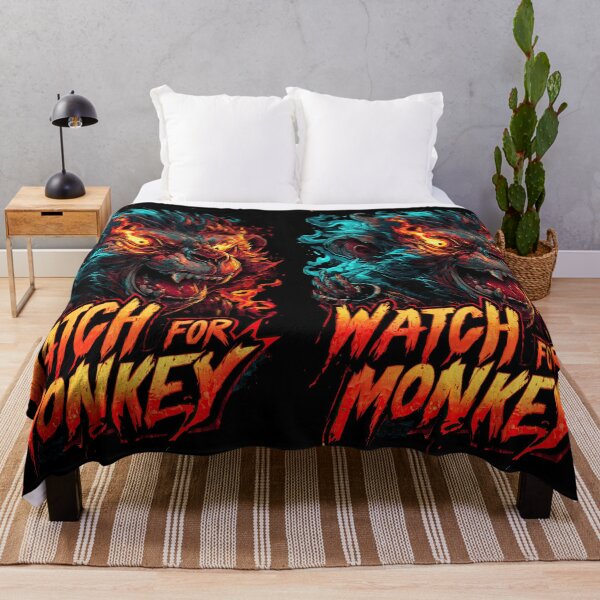 Item preview, Aggressive monkey in retro style, fiery comic art graphic designed and sold by Piotrek0001.
