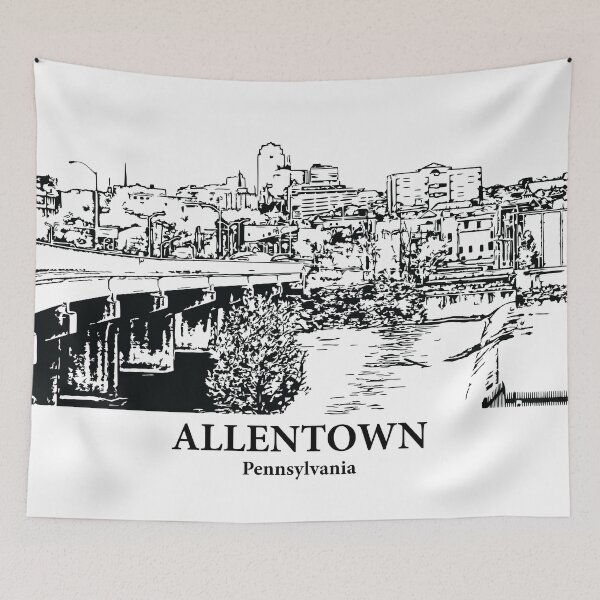 Item preview, Allentown - Pennsylvania designed and sold by Lakeric Cityscapes.