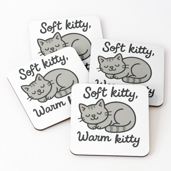 Item preview, Soft Kitty, Warm Kitty – Cute Big Bang Theory Inspired Design designed and sold by ArtCulturalist.