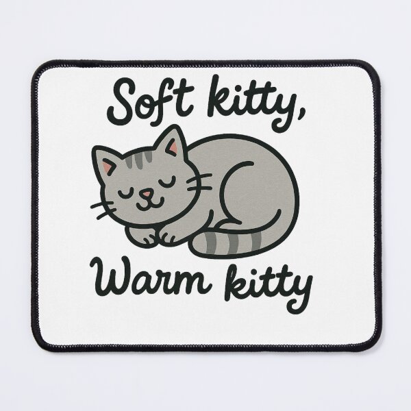 Item preview, Soft Kitty, Warm Kitty – Cute Big Bang Theory Inspired Design designed and sold by ArtCulturalist.