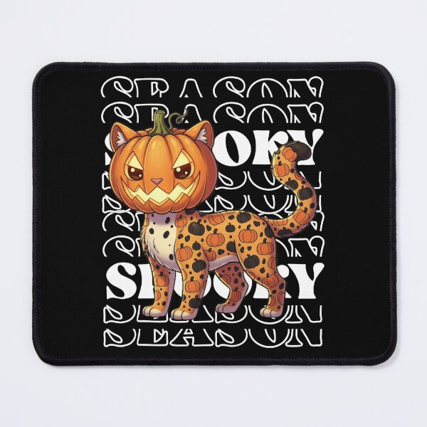 Item preview, Spooky Season Cheetah Pumpkin Head Halloween designed and sold by BunnyFogCo.