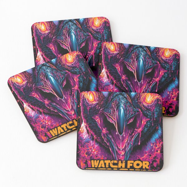 Item preview, Dark penguin with fiery eyes, a surprising intense graphic designed and sold by Piotrek0001.